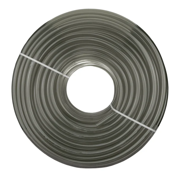 Grey semi-transparent pvc pipe 12mm*15mm, 1m – heavy duty pipe & hose fitting uk