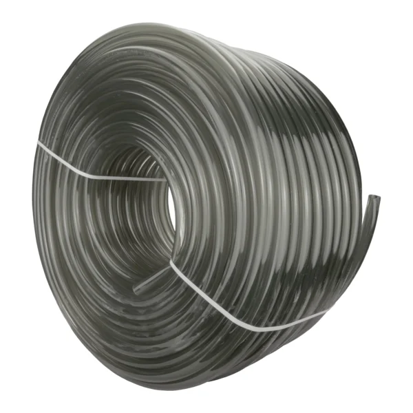 Grey semi-transparent pvc pipe 4mm×6mm, 1m – heavy duty pipe & hose fitting uk