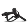 Fuel gun black 1" barb inlet - 25mm outlet – heavy duty fuel dispensing gun uk