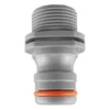 Ibc 2 inch s60x6 cap with 3/4 inch bsp lever valve and max flo hose – home diy accessory uk