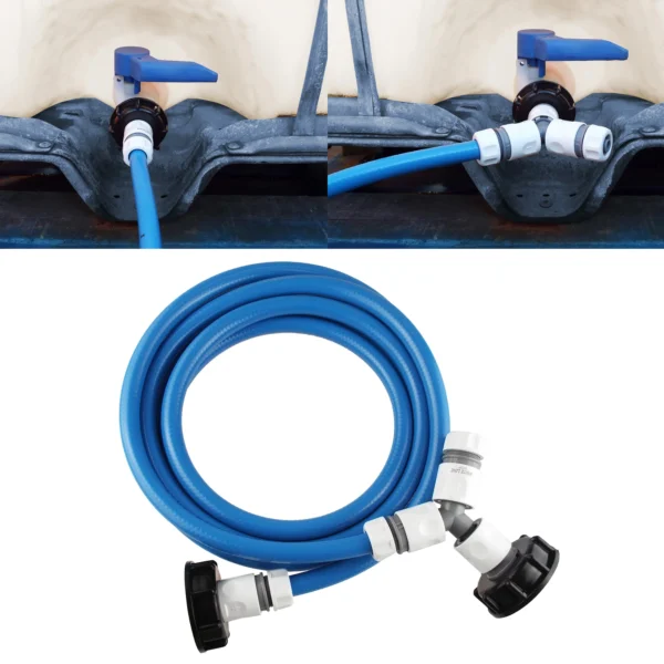 Ibc tank connection kit with 4m hose – wl complete assembly