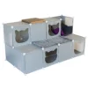 Kitty cubby cat cube play tower maxi in cream – premium pet accessory for dogs & cats uk