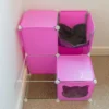 Kitty cubby cat cube play tower midi in cream – premium pet accessory for dogs & cats uk