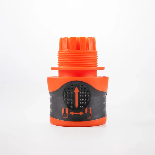 Premium garden hose green 10m with orange lock connectors – kink-free heavy duty garden hose pipe uk