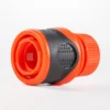 Premium garden hose green 10m with orange lock connectors – kink-free heavy duty garden hose pipe uk