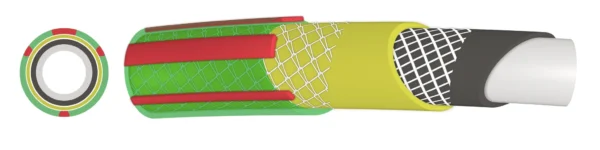 Premium garden hose set green 30m – kink-free heavy duty garden hose pipe uk