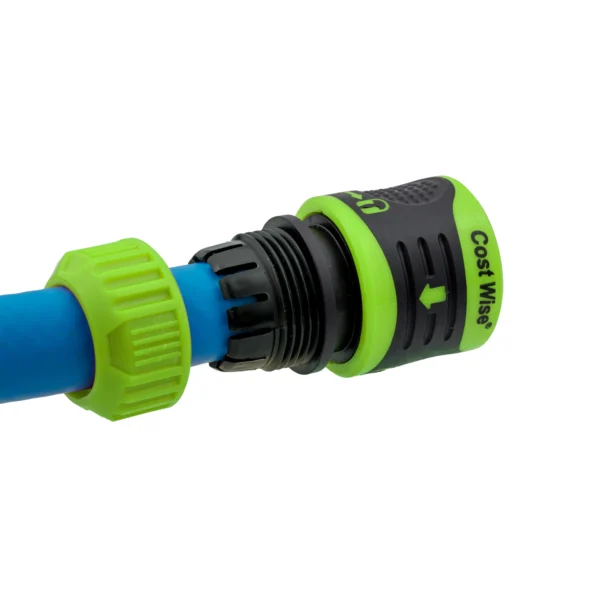Premium garden hose green 9m with green lock connectors – kink-free heavy duty garden hose pipe uk