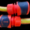 Premium garden hose yellow with orange lock connectors – kink-free heavy duty garden hose pipe uk, 10m