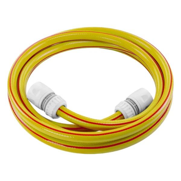 Premium garden hose set yellow 50m – kink-free heavy duty garden hose pipe uk