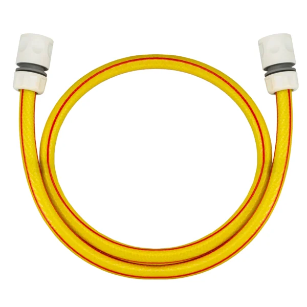 Premium garden hose set yellow 50m – kink-free heavy duty garden hose pipe uk