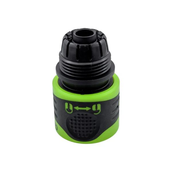 Premium garden hose yellow 9m with green lock connectors – kink-free heavy duty garden hose pipe uk