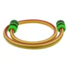 Premium garden hose yellow 9m with green lock connectors – kink-free heavy duty garden hose pipe uk
