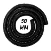 Corrugated pipe 2 inch (50mm), 10m – heavy duty pipe & hose fitting uk