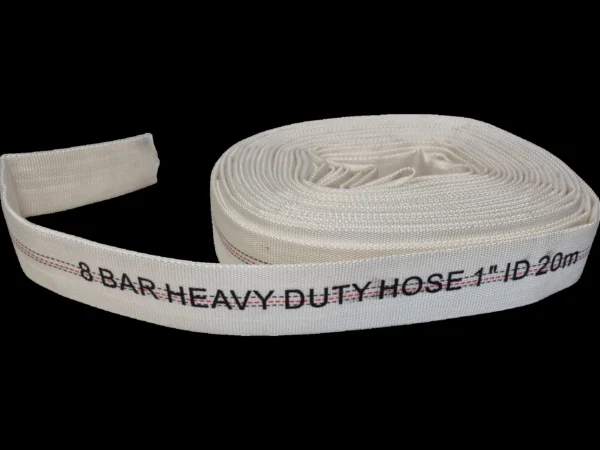 Lay flat 1 inch lined 8-24 bar, 20m – heavy duty pipe & hose fitting uk