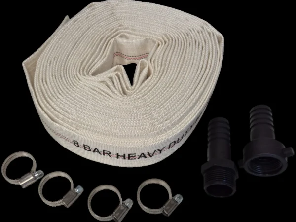 Lay flat set e – heavy duty pipe & hose fitting uk, 2 inch, 30m