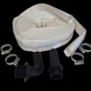 Lay flat set f – 2 inch 30m heavy duty pipe & hose fitting with 4x hose clips and male thread connector with elbow uk