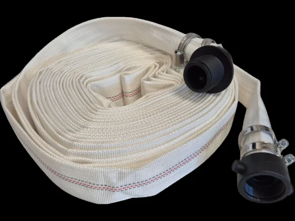 Lay flat set g heavy duty 2 inch 30m pipe and hose fitting with 4x hose clips female thread and elbow male connector uk