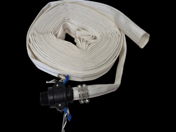 Lay flat set j 2 inch 30m heavy duty pipe & hose fitting with 2x hose clips and camlock type b plus cam type e uk