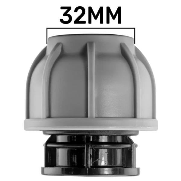 Mdpe stop end 32mm – heavy duty pipe & hose fitting uk