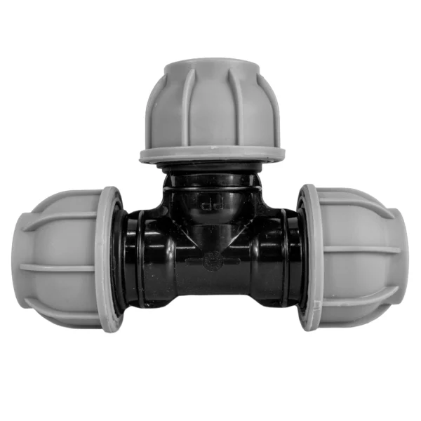 Mdpe tee 63mm – heavy duty pipe & hose fitting uk