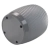 Mika pot with saucer 150mm platinum