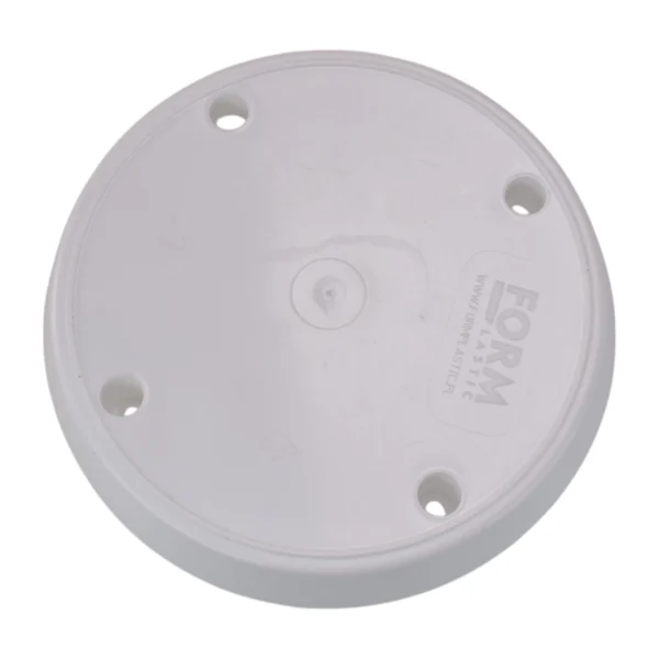 Mika pot with saucer 150mm white