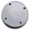 Mika pot with saucer 170mm platinum
