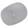 Mika pot with saucer 170mm white – home diy accessory uk