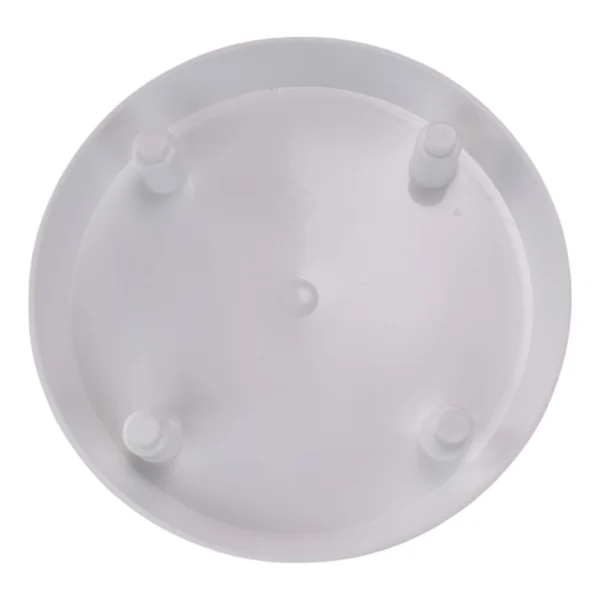 Mika pot with saucer 170mm white – home diy accessory uk