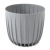 Mira pot without hole 130mm gray – mira decorative garden plant pot uk
