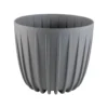 Mira pot without hole 130mm gray – mira decorative garden plant pot uk