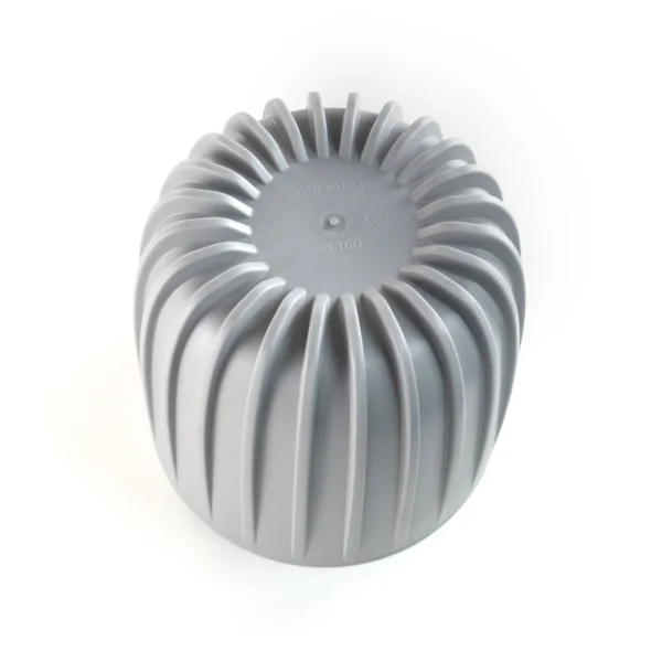 Mira pot without hole 130mm gray – mira decorative garden plant pot uk