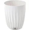 Mira pot without hole 145mm white – mira decorative garden plant pot uk