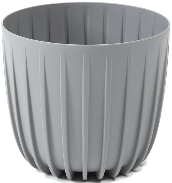 Mira pot without hole 160mm gray – mira decorative garden plant pot uk