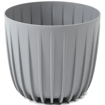 Mira pot without hole 180mm gray – mira decorative garden plant pot uk