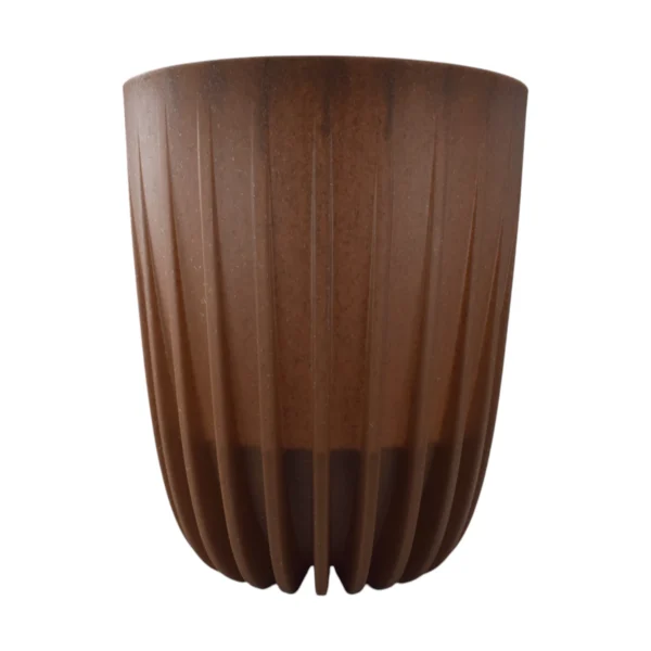 Mira pot without hole 190mm eco wood – mira decorative garden plant pot uk