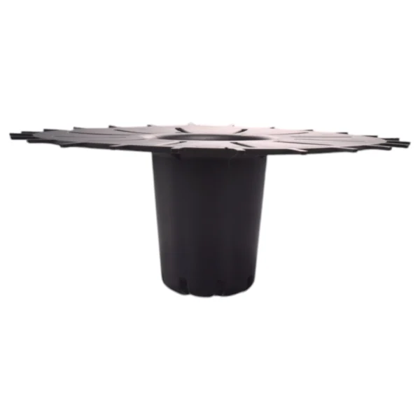 Mira pot without hole 190mm eco wood – mira decorative garden plant pot uk