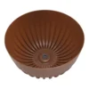 Mira bowl pot, insert and hole with plug 240mm eco wood – home diy accessory uk