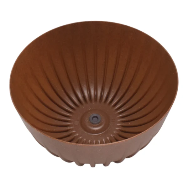 Mira bowl pot, insert and hole with plug 240mm eco wood – home diy accessory uk