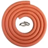 Rubber gas pipe 8mm, 10m set with 2 hose clamps – heavy duty pipe & hose fitting uk