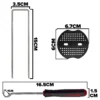 Weed control membrane pegs buffer washer, 6 inch/150mm, red – pack of 150