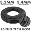 Rubber 3. 2mm braided fuel, oil hose sae j30 r6, 1m – heavy duty pipe & hose fitting uk