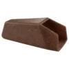 Black roma bowl pot with legs, insert and hole with plug 240mm
