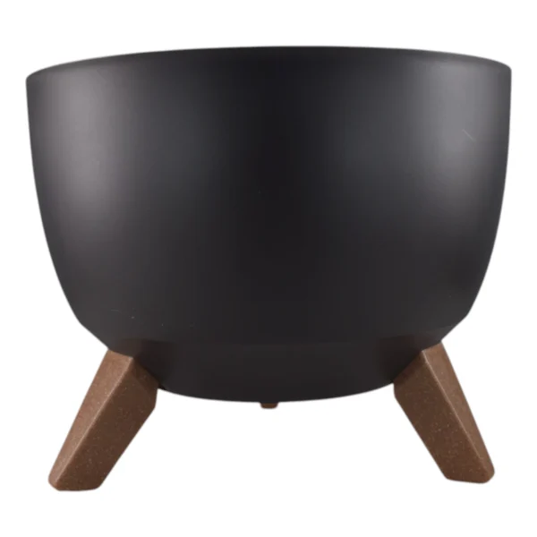 Roma bowl pot with legs, insert and hole with plug 290mm – home diy accessory uk