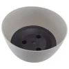 Roma bowl pot with legs, insert and hole with plug 290mm – white