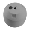 Roma bowl pot with legs, insert and hole with plug 290mm – white