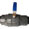 Pp female stopcock with stainless steel ball valve barb ends – heavy duty pipe & hose fitting uk