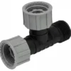 Swivel tee 1" bsp male female female – heavy duty pipe fitting uk