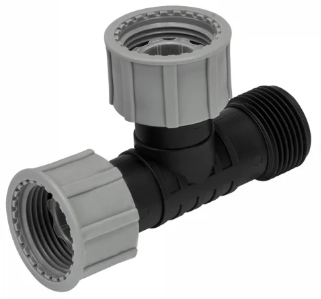 Swivel tee 1" bsp male female female – heavy duty pipe fitting uk