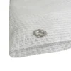 Clear medium duty tarpaulin 10m x 12m with 10m of 8mm bungee rope kit